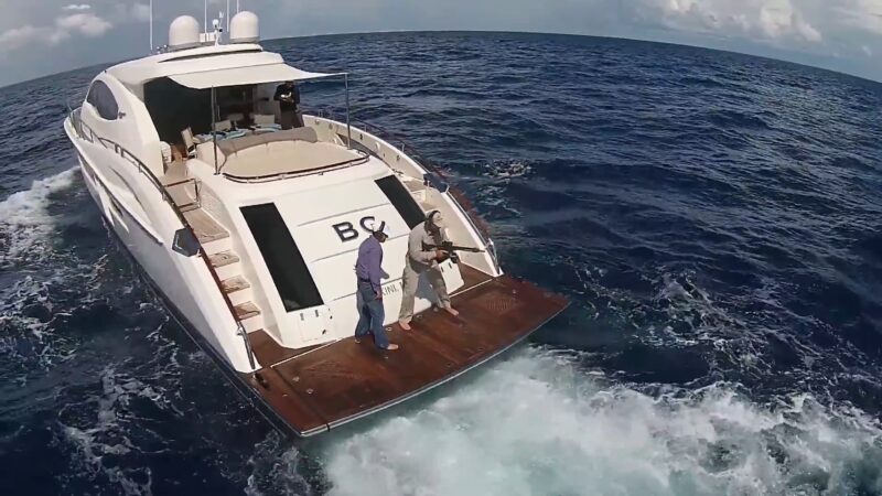 Gun Range On A Yacht