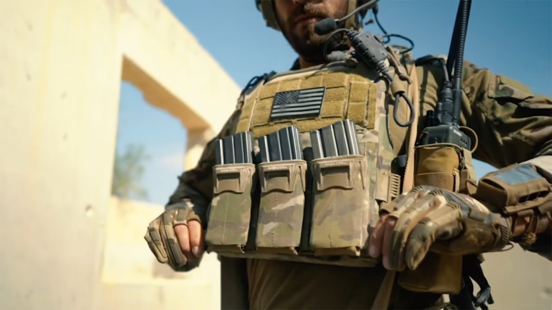 Soldier Wears Tactical Plate Carrier