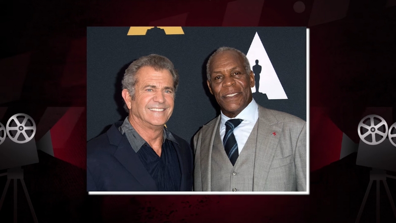 Mel Gibson and Danny Glover appear together at a public event